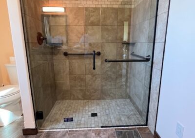 new shower installation