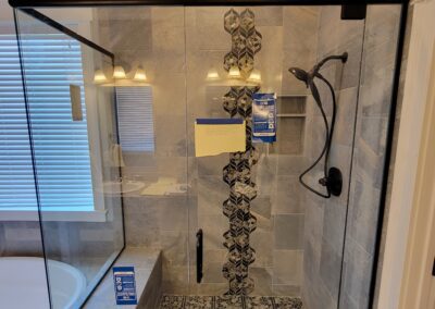 New shower enclosure