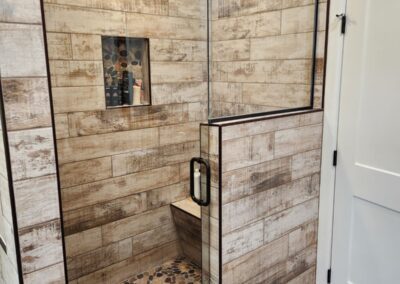 New shower enclosure